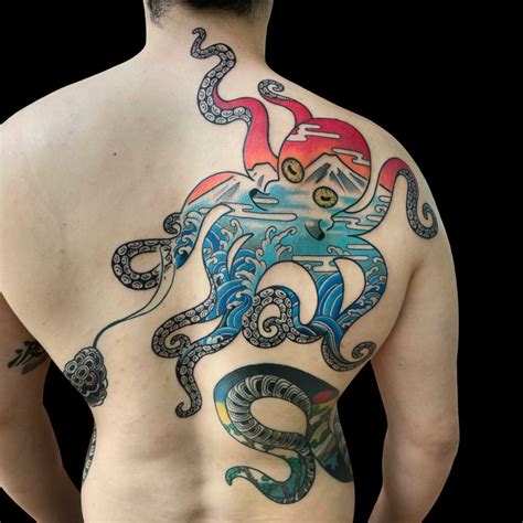 japanese octopus tattoo|traditional japanese octopus tattoo.